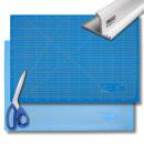 Schneidematte 3-lagig und selbstheilend - Farbe: Blau Set - Größe: 600x900mm Schneidematte 3-lagig und selbstheilend - Farbe: Blau Set - Größe: 600x900mm
